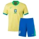 Enfant Maillot de Foot Brésil Copa America 2024 Domicile (+ Short)