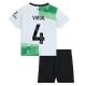 Enfant Maillot de Foot Liverpool FC 2023-24 Virgil van Dijk #4 Extérieur (+ Short)