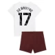Enfant Maillot de Foot Manchester City 2023-24 Kevin De Bruyne #17 Extérieur (+ Short)