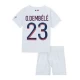 Enfant Maillot de Foot Paris Saint-Germain PSG 2023-24 Ousmane Dembélé #23 Extérieur (+ Short)