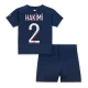 Enfant Maillot de Foot Paris Saint-Germain PSG Achraf Hakimi #2 2023-24 Domicile (+ Short)