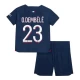 Enfant Maillot de Foot Paris Saint-Germain PSG Ousmane Dembélé #23 2023-24 Domicile (+ Short)
