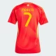 Femmer Maillot de Foot Espagne Alvaro Morata #7 Euro 2024 Domicile