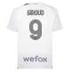 Maillot de Foot AC Milan 2023-24 Olivier Giroud #9 Extérieur Homme