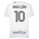 Maillot de Foot AC Milan 2023-24 Rafa Leao #10 Extérieur Homme