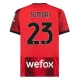 Maillot de Foot AC Milan Tomori #23 2023-24 Domicile Homme