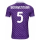 Maillot de Foot ACF Fiorentina Bonaventura #5 2023-24 Domicile Homme