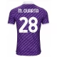 Maillot de Foot ACF Fiorentina M. Quarta #28 2023-24 Domicile Homme