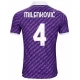 Maillot de Foot ACF Fiorentina Milenkovic #4 2023-24 Domicile Homme