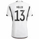 Maillot de Foot Allemagne Thomas Müller #13 Coupe Du Monde 2022 Domicile Homme