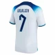 Maillot de Foot Angleterre Jack Grealish #7 Coupe Du Monde 2022 Domicile Homme