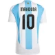 Maillot de Foot Argentine Diego Maradona #10 Copa America 2024 Domicile Homme