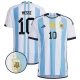 Maillot de Foot Argentine Lionel Messi #10 2023 Champions Domicile Homme