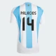 Maillot de Foot Argentine Palacios #14 Copa America 2024 Domicile Homme
