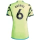 Maillot de Foot Arsenal FC 2023-24 Gabriel #6 Extérieur Homme