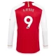Maillot de Foot Arsenal FC Gabriel Jesus #9 2023-24 Domicile Homme Manches Longues