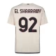 Maillot de Foot AS Roma 2023-24 El Shaarawy #92 Extérieur Homme