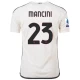 Maillot de Foot AS Roma 2023-24 Mancini #23 Extérieur Homme