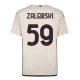 Maillot de Foot AS Roma 2023-24 Zalewski #59 Extérieur Homme