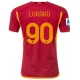 Maillot de Foot AS Roma El Lukaku #90 2023-24 Domicile Homme