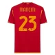 Maillot de Foot AS Roma Mancini #23 2023-24 Domicile Homme