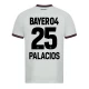 Maillot de Foot Bayer 04 Leverkusen 2023-24 Palacios #25 Extérieur Homme