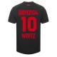 Maillot de Foot Bayer 04 Leverkusen Wirtz #10 2023-24 Domicile Homme