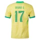 Maillot de Foot Brésil Bruno G. #17 Copa America 2024 Domicile Homme