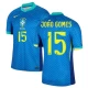 Maillot de Foot Brésil Joao Gomes #15 Copa America 2024 Extérieur Homme
