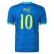 Maillot de Foot Brésil Pele #10 Copa America 2024 Extérieur Homme