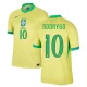 Maillot de Foot Brésil Rodrygo #10 Copa America 2024 Domicile Homme