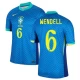 Maillot de Foot Brésil Wendell #6 Copa America 2024 Extérieur Homme