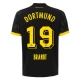 Maillot de Foot BVB Borussia Dortmund 2023-24 Brandt #19 Extérieur Homme