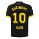 Maillot de Foot BVB Borussia Dortmund 2023-24 Eden Hazard #10 Extérieur Homme