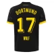 Maillot de Foot BVB Borussia Dortmund 2023-24 Wolf #17 Extérieur Homme