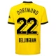 Maillot de Foot BVB Borussia Dortmund Jude Bellingham #22 2023-24 Domicile Homme