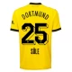 Maillot de Foot BVB Borussia Dortmund Sule #25 2023-24 Domicile Homme
