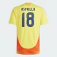 Maillot de Foot Colombie Asprilla #18 Copa America 2024 Domicile Homme