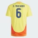 Maillot de Foot Colombie D. Machado #6 Copa America 2024 Domicile Homme