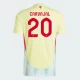 Maillot de Foot Espagne Carvajal #20 Euro 2024 Extérieur Homme