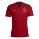 Maillot de Foot Espagne Alvaro Morata #7 Coupe Du Monde 2022 Domicile Homme