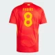 Maillot de Foot Espagne Fabian #8 Euro 2024 Domicile Homme