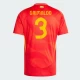 Maillot de Foot Espagne Grimaldo #3 Euro 2024 Domicile Homme