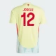 Maillot de Foot Espagne Joselu #12 Euro 2024 Extérieur Homme