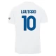 Maillot de Foot Inter Milan 2023-24 Lautaro Martínez #10 Extérieur Homme