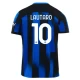 Maillot de Foot Inter Milan Lautaro Martínez #10 2023-24 Domicile Homme