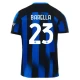 Maillot de Foot Inter Milan Nicolo Barella #23 2023-24 Domicile Homme