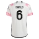Maillot de Foot Juventus FC 2023-24 Danilo #6 Extérieur Homme