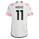 Maillot de Foot Juventus FC 2023-24 Kostic #11 Extérieur Homme