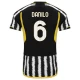 Maillot de Foot Juventus FC Danilo #6 2023-24 Domicile Homme